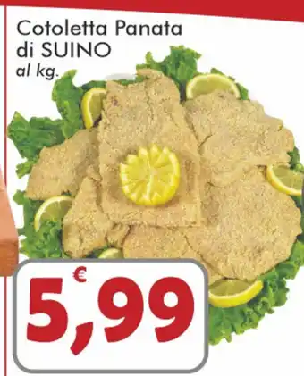 Paghi Poco Suino Cotoletta Panata offerta