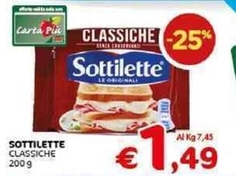 Crai Sottilette Classiche 200 g offerta