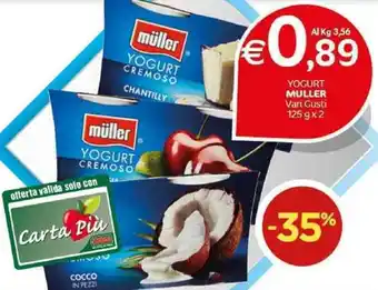 Crai Müller Yogurt vari gusti 125 g x 2 offerta