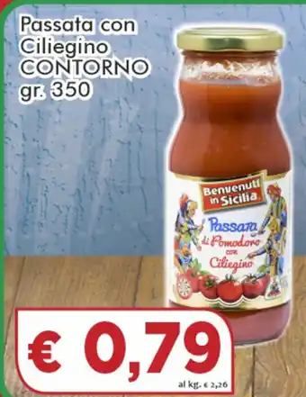 Paghi Poco Contorno Passata con Ciliegino 350gr offerta