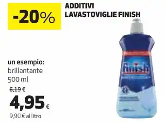 Ipercoop Additivi lavastoviglie finish un esempio: brillantante offerta