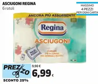 Ipercoop Asciugoni regina offerta