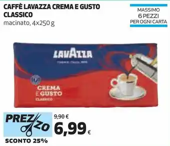 Caffé lavazza crema e gusto classico macinato