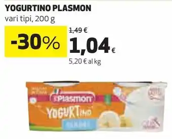 Ipercoop Yogurt plasmon vari tipi offerta