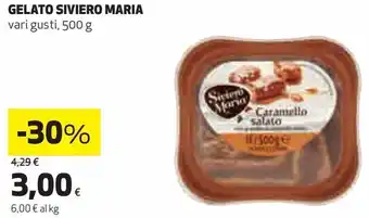 Ipercoop Gelato siviero maria vari gusti offerta