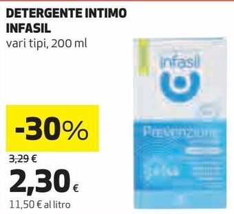 Ipercoop Detergente intimo infasil offerta