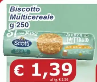 Paghi Poco Biscotto Multicereale 250gr offerta