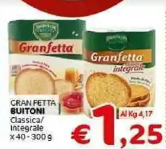 Crai Buitoni Gran Fetta x 40 - 300 g offerta