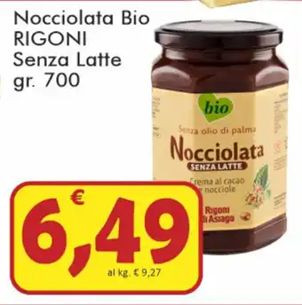 Paghi Poco Rigoni Nocciolata Bio Senza Latte 700gr offerta