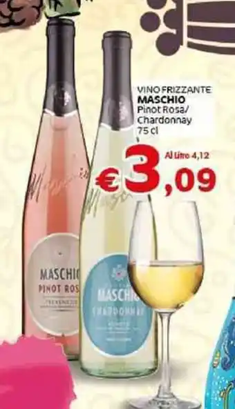Crai Maschio Vino Frizzante Pinot Rosa/Chardonnay 75 cl offerta