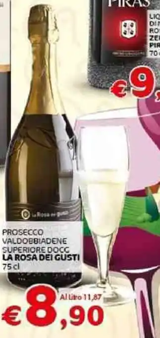 Crai La Rosa Dei Gusti Prosecco Valdobbiadene Superiore Docg 75 cl offerta