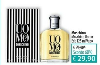 Acqua & Sapone Moschino Uomo? 125 Ml offerta