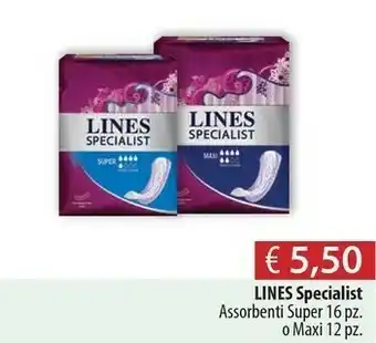 Acqua & Sapone Lines Specialist Assorbenti Super/Maxi offerta