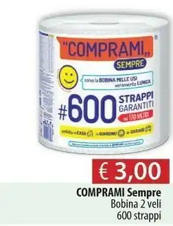 Acqua & Sapone Comprami Sempre Bobina 2 Veli offerta