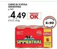 Bennet Bolton alimentari spa Simmenthal 540 G(ml) offerta