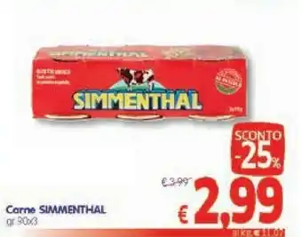 A&O Simmenthal Simmenthal Carne offerta