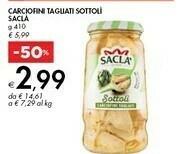 Bennet Saclà Carciofini Tagliati Sottoli offerta