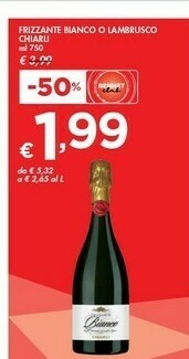 Bennet Chiarli Frizzante Bianco/ Lambrusco offerta