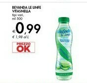 Vitasnella Le Linfe Con Acqua Di Cocco Reidratante 500 G(ml)