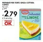 Bennet Cameo Cameo Preparati Per Torte Senza Cottura offerta