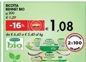 Bennet Bennet Ricotta Bio offerta