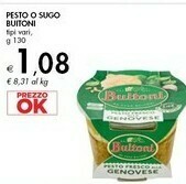Bennet Buitoni Pesto Fresco Alla Genovese 130 G(ml) offerta