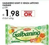 Bennet Galbani - Galbanino Il Senza Lattosio 230 G(ml) offerta