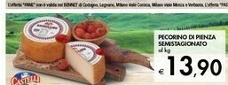 Bennet Castelli Pecorino Di Pienza Semistagionato offerta