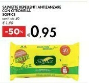 Soffice Salviette Repellenti Antizanzare Con Citronella