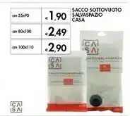 Bennet Casa Sacco Sottovuoto Salvaspazio offerta