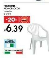 Bennet Poltrona Monoblocco offerta