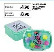 Bennet Contenitori per Alimenti Cotton offerta