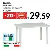 Bennet Tavolo Marshal offerta