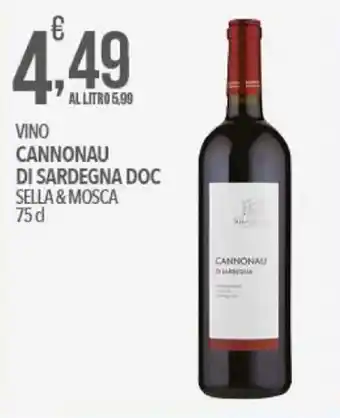 Cannonau di Sardegna Doc Vino Sella & Mosca 75 cl