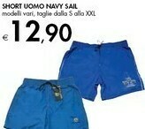 Bennet Short Uomo Navy Sail offerta