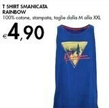 Bennet Rainbow Rainbow T Shirt Smanicata offerta