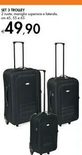 Bennet Set 3 Trolley offerta