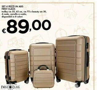 Bennet Set 4 Pezzi In Abs First Class offerta