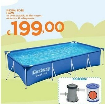Bennet Bestway Piscina Silver Frame offerta