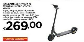 Bennet Xiaomi Monopattino Elettrico Mi Essential Electric Scooter offerta
