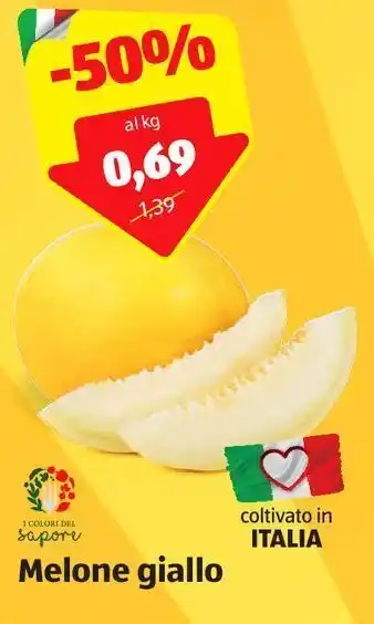 ALDI Melone giallo i colori del sapore offerta