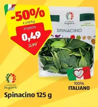 ALDI Spinacino 125g i colori del sapore offerta