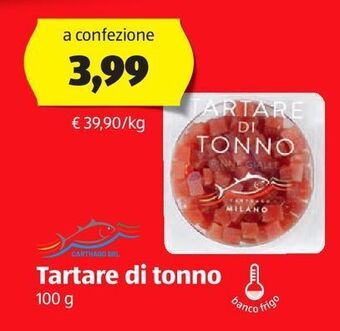ALDI Tartare di tonno offerta