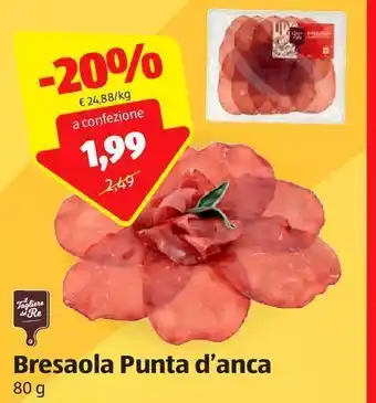 ALDI Bresaola punta d'anca il tagliere del re offerta