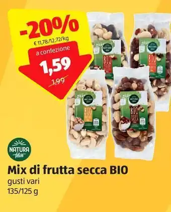 ALDI Mix di frutta secca natura felice offerta
