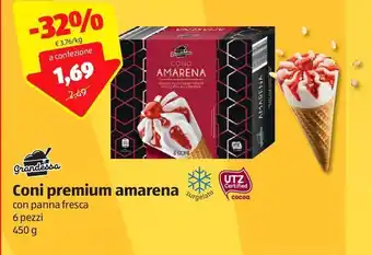 ALDI Coni premium amarena grandessa offerta