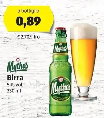 ALDI Birra mythos offerta