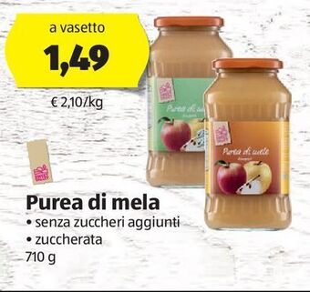 ALDI Purea di mela offerta
