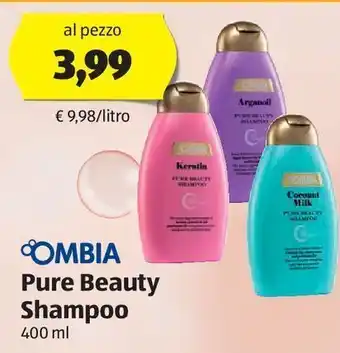 ALDI Pure beauty shampoo ombia offerta