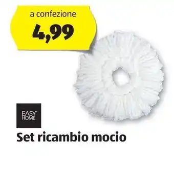 ALDI Set ricambio mocio easy home offerta